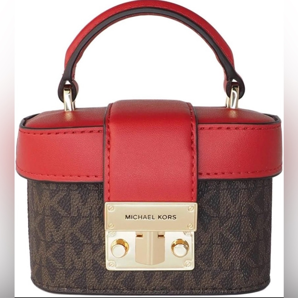 Michael Kors Rosa Mini Trunk Crossbody Bag - Picture 4 of 16